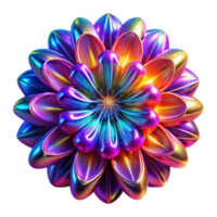 stunning traditional A chaotic explosion of fractal patterns in vibrant neon hues, illuminated by pulsating, strobe-like light, in a psychedelic, glitch art style genuine png
