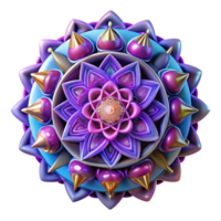 impressive abstract An intricate mandala formed by floating runes and celestial bodies, pulsating with vibrant energy, in a psychedelic, visionary art style premium png