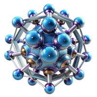 stunning artistic A swarm of nanobots assembling themselves into a complex geometric shape, bright, dynamic lighting, abstract style authentic png
