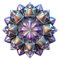 elegant contemporary A kaleidoscope of fragmented mirrors reflecting distorted, abstract shapes, with a bright, dazzling light and a psychedelic, op-art style professional png
