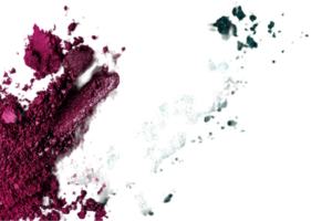 Aqua and Crimson Abstract Splash on Transparent Background Decorative Fluid Illustration with Modern Style and Dynamic Effect png