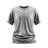 HighResolution Mockup of a Gray Crew Neck TShirt, Perfect for Design Presentations and Branding png