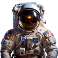 Astronaut in Spacesuit Prepares for Space Mission png