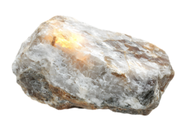 Macro Shot of Rough Mineral Rock Quartz Crystal Texture on Transparent Background Gemstone Geology Specimen Stone png