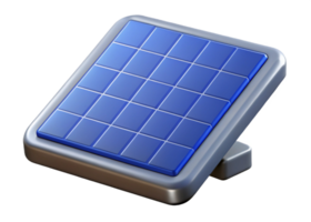 A 3D rendering of a small portable solar panel ideal for charging devices png