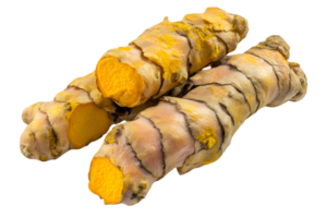Close Up View Of Fresh Turmeric Roots png