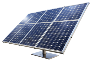 Highefficiency Solar Panel Array for Energy Generation png