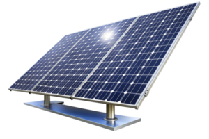 High efficiency solar panel array for sustainable energy generation png