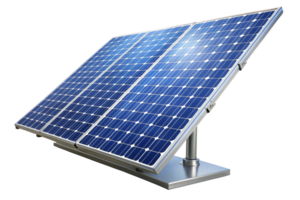 Highefficiency solar panel array mounted on adjustable stand for optimal sunlight exposure png