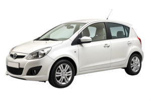 Sleek White Ravon R2 Hatchback Car Displaying Modern Design and Features png