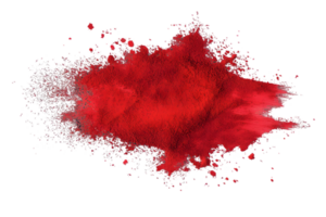 Vibrant Red Paint Splash with Textured Effect on Transparent Background an Abstract Design with Grunge Texture and Artistic Touch png