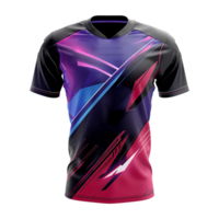 Sublime ESports Jersey Design Featuring Bold Geometric Patterns and Vibrant Color Scheme png
