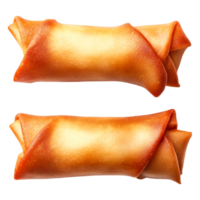 Crispy Golden Spring Rolls for Culinary Use png
