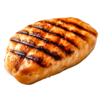 Grilled Chicken Breast with Savory Char Marks and Juicy Texture png