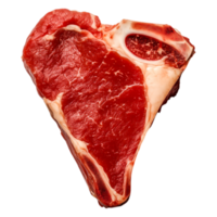 Fresh Raw Steak with Marbling, Uncooked Meat for Culinary Purposes png