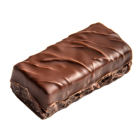 Transparent Chocolate Bar with Glossy Shiny Wrapper and Smooth Creamy Texture png