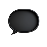 Empty Speech Bubble Blank Quote Frame Template for Text Message or Communication Design png