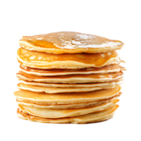 Perfectly Stacked Pancakes with Delectable Toppings for a Scrumptious Breakfast or Brunch Delight png