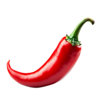 Vibrant Red Chili Pepper Close up Showcasing its Spicy Flavorful Essence png