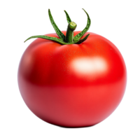 Closeup of a Ripe,Fresh Red Tomato on White Background png