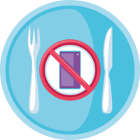 do not use phone during the meals png