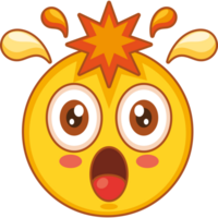 Mind Blown Exploding Shocked Emoji Expression png