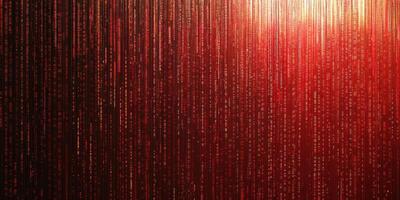 Exploring vibrant red light patterns creating an abstract digital background photo