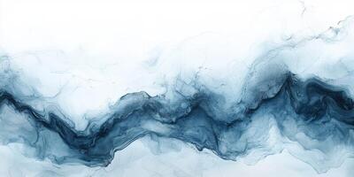 Artistic abstract illustration featuring flowing blue and white colors with soft textures and gradients in a smooth design photo