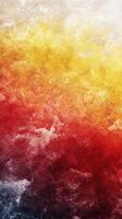 Vibrant texture with warm colors blending in an abstract pattern showcasing red, orange, and yellow shades photo