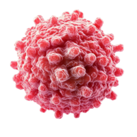 Microscopic View of Coronavirus in a Realistic 3D Rendering png