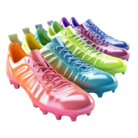 Stylish And Durable Football Shoes In A Range Of Bold Colors png