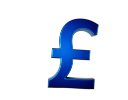 3d blue pound sign isolated on transparent background with clipping path png