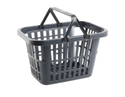 Empty shopping basket isolated on a transparent background png