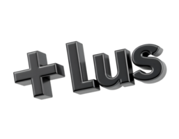 3D Illustration of Black Plus Sign Isolated on Transparent Background png