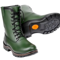 Green boot on a transparent background png