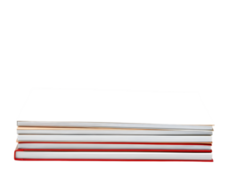 Stack of books on a transparent background png