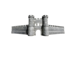 Castle isolated on a transparent background png