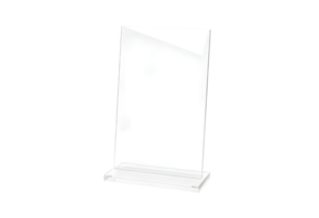 White plastic window frame isolated on transparent background png