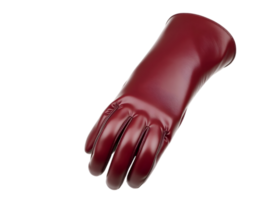 Red glove isolated on transparent background png