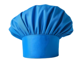 Blue chef hat isolated on a transparent background png