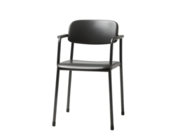 Black office chair isolated on a transparent background png