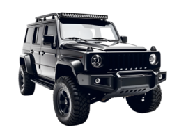 3d rendering of a brand-less generic SUV isolated on a transparent background png