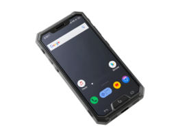 Rugged Android Smartphone with Google Search Bar and App Icons png