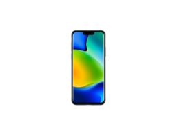 Smartphone with colorful gradient display png