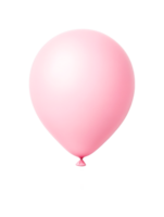 Pink balloon floating in air, cut out png