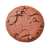 Delicious chocolate chip cookie with crispy texture, cut out png