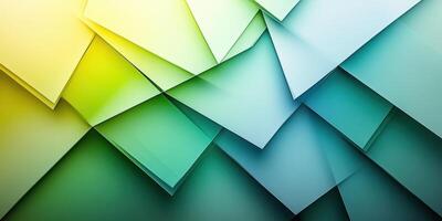 Colorful geometric layers create an abstract composition with varying shades and textures in a modern artistic style photo