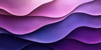 Soft gradients create a mesmerizing wave pattern in rich shades of purple and pink photo