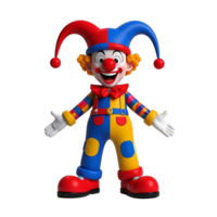 Joyful April Fools Clown With A Big Smile Transparent Background png