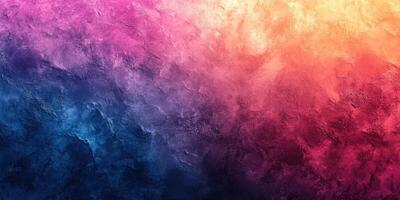 Colorful abstract texture blending purple, blue, orange, and pink hues in a vibrant display of artistic expression photo